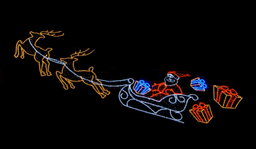 Papá Noel Vigo 2025: luces navidad Vigo 2025 en en Lopez Mora. Foto de Hush Naidoo Jade Photography.